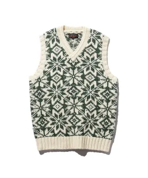 Beams Plus | Snow Pattern Vest 3G | Green