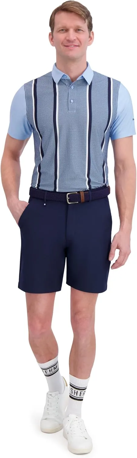 Ben Sherman Men's Performance Golf Polo Shirts Stretch, Extra Soft Fabric, Moisture-Wicking, Odor Resistant