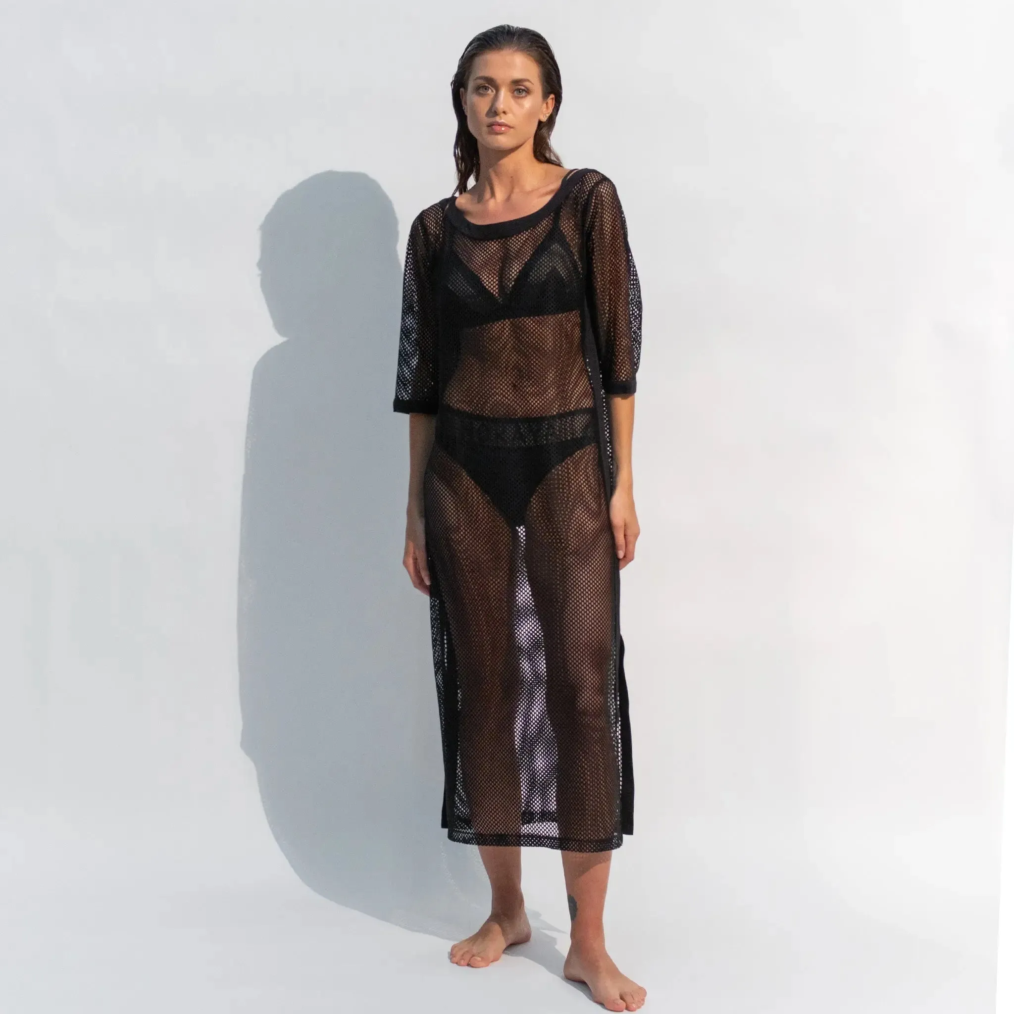 Black Daring Net Dress
