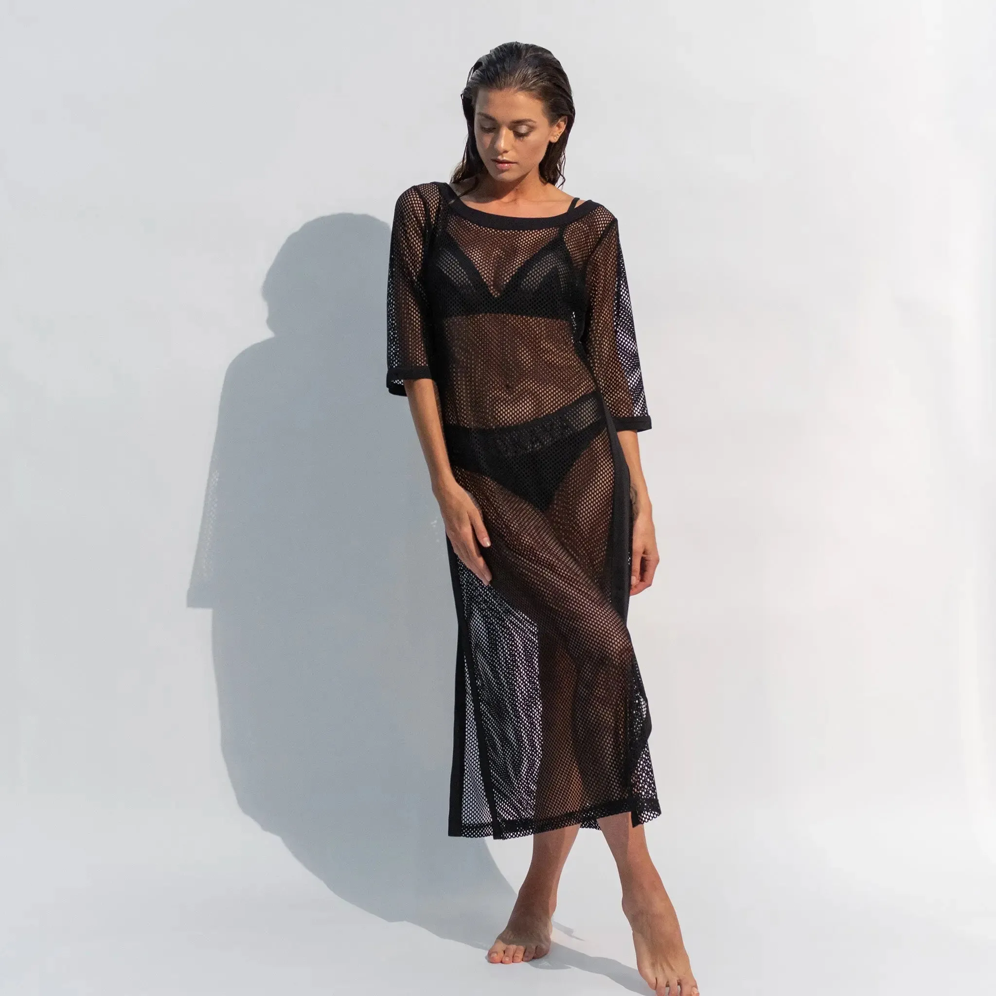 Black Daring Net Dress