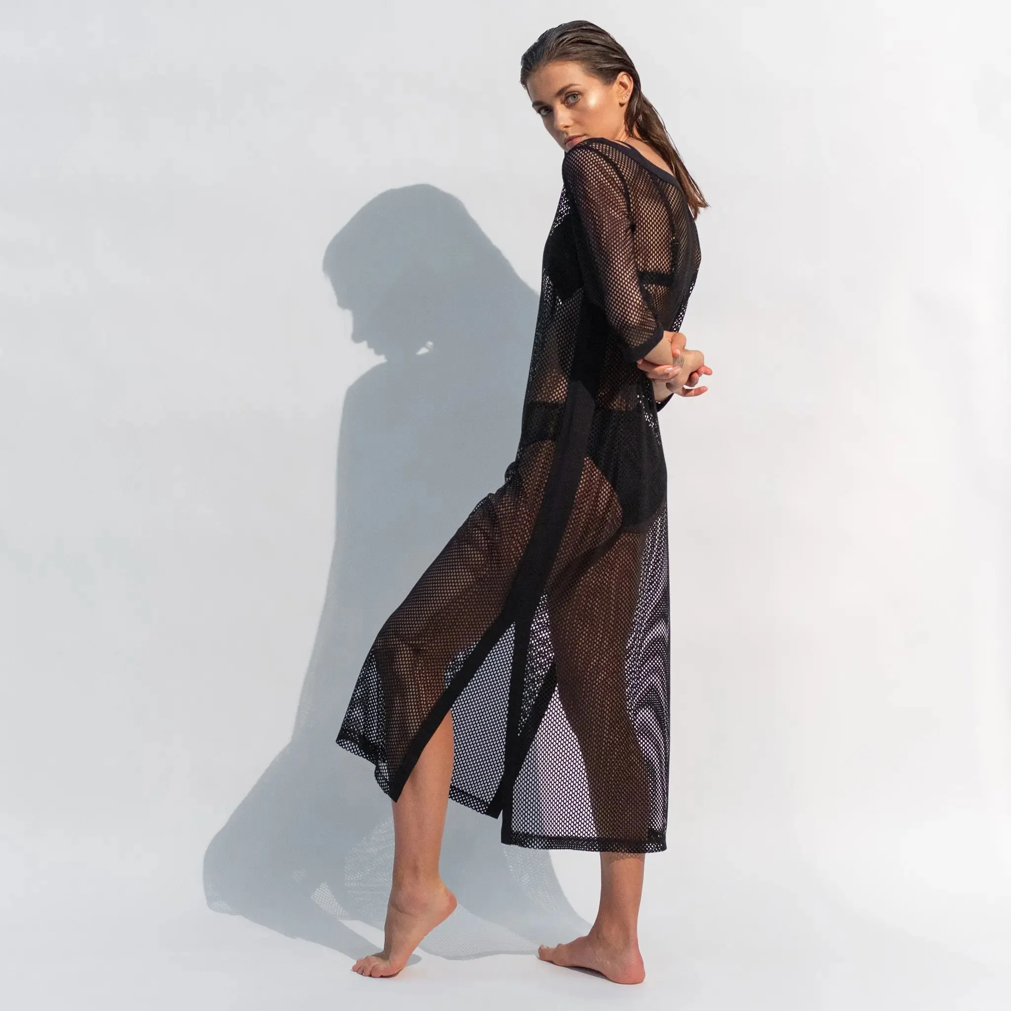 Black Daring Net Dress