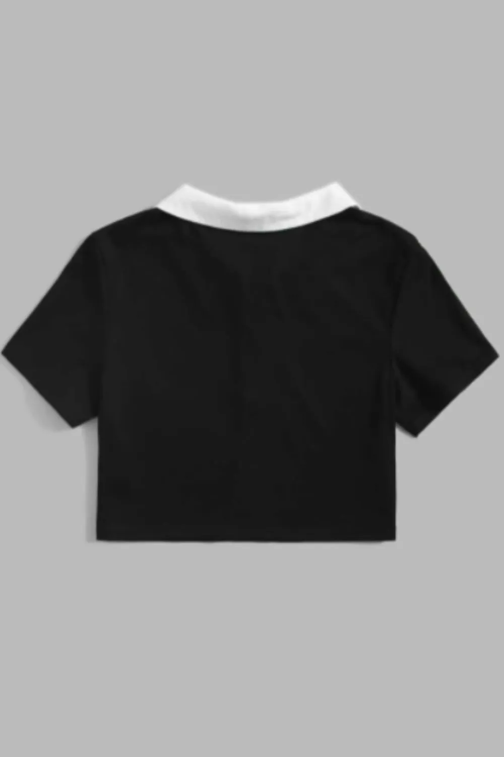 Contrast Collar Polo Tee