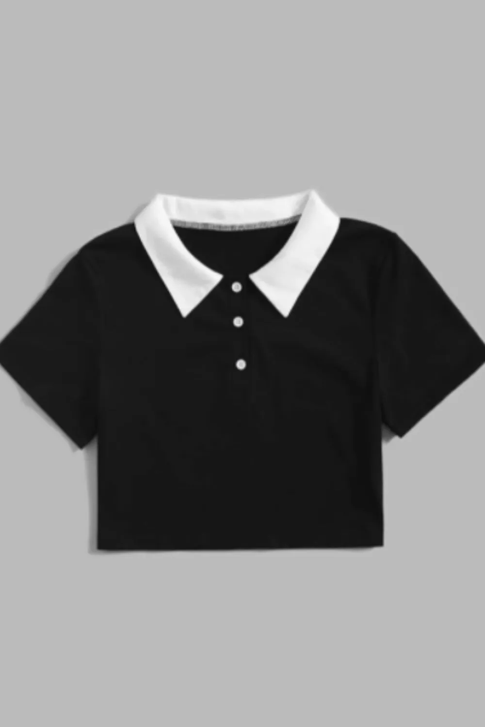 Contrast Collar Polo Tee