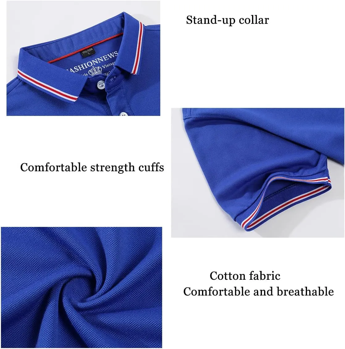 Custom Polo Shirts for Men Women Personalized T-Shirt with Logo Text Photo Mercerized Cotton Short Sleeves