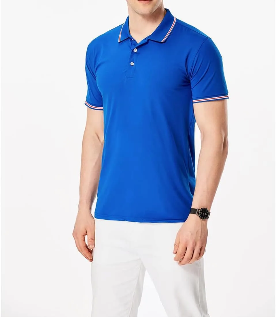 Custom Polo Shirts for Men Women Personalized T-Shirt with Logo Text Photo Mercerized Cotton Short Sleeves