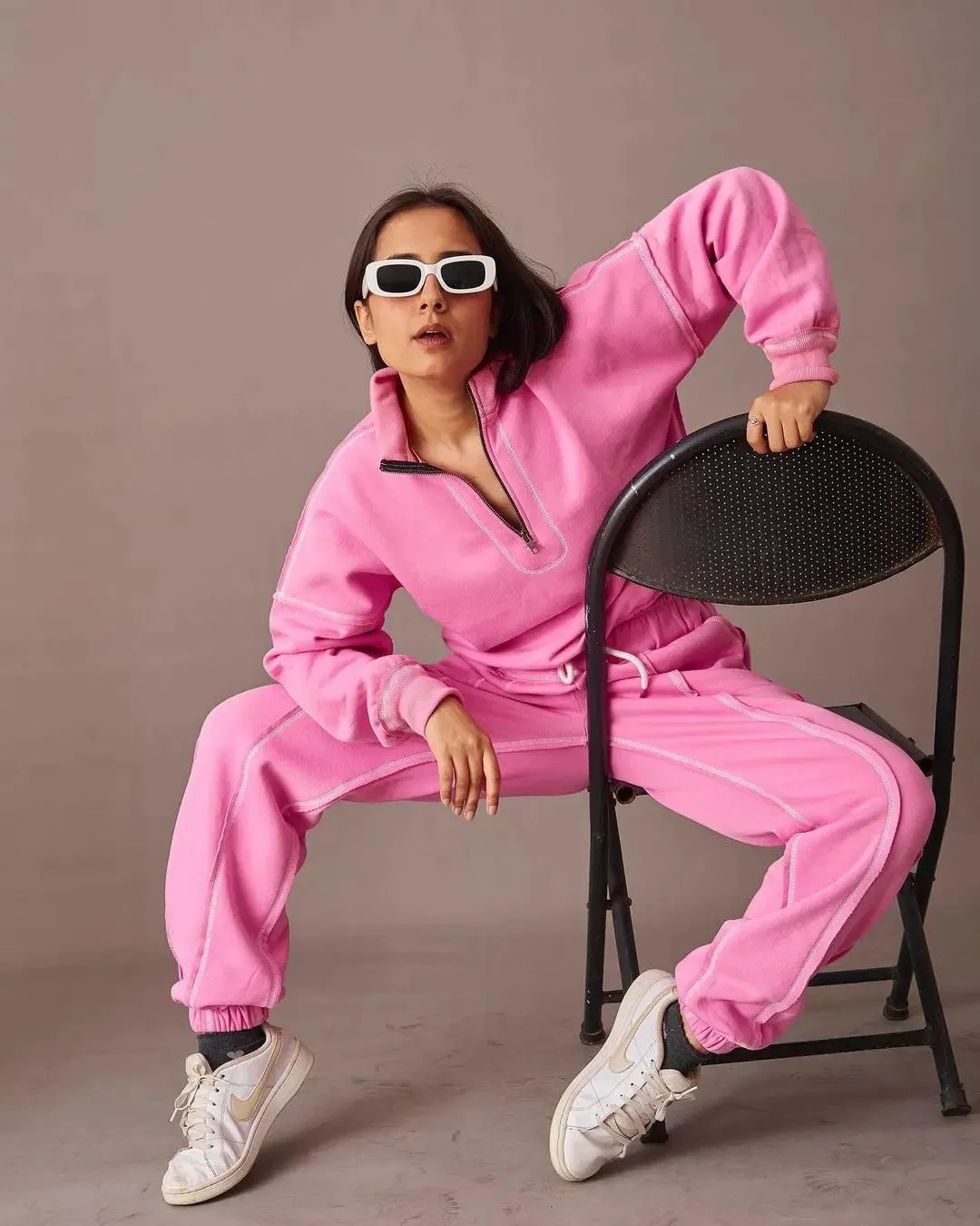 Gorgeous 5 thread top stitch Cotton Fleece co-ords