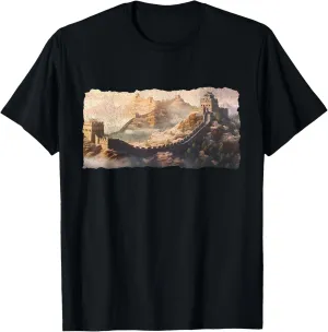 Great Wall of China Sincerely Mountain Landscape Hiking T-Shirt