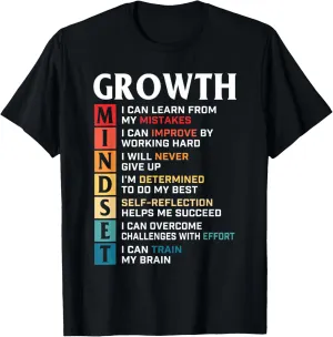 Growth Mindset Definition - Motivational Quote Inspiration T-Shirt