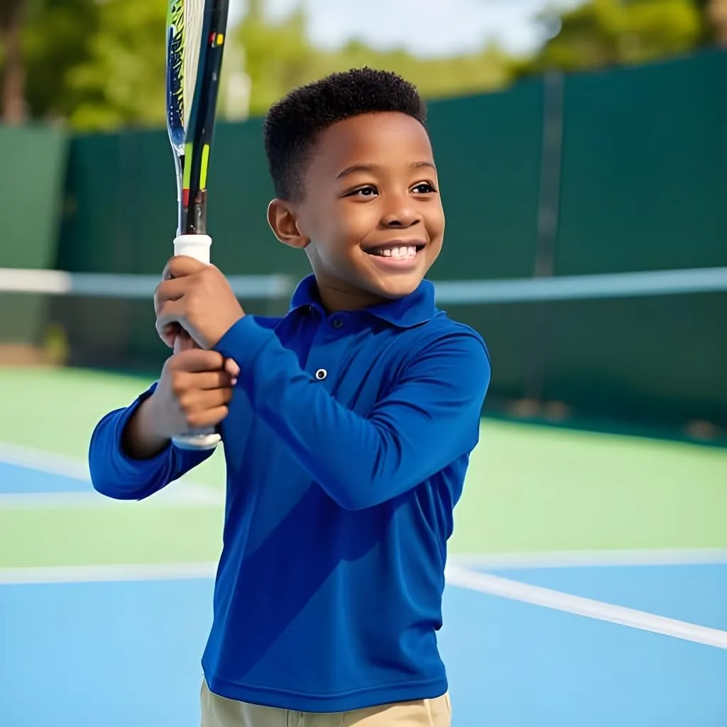 INGEAR Boys Golf Polo Long Sleeve Shirts Performance Active Wear Polo for Tennis and Casual Wear - Versatile Boys Polo Shirts