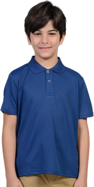 INGEAR Boys Golf Polo Short Sleeve Shirts Performance Active Wear Polo for Tennis and Casual Wear Versatile Boys Polo Shirts