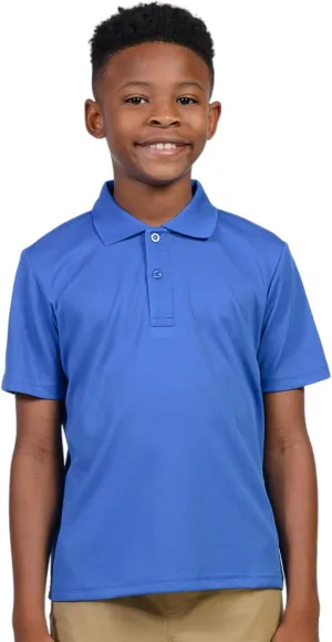 INGEAR Boys Golf Polo Short Sleeve Shirts Performance Active Wear Polo for Tennis and Casual Wear Versatile Boys Polo Shirts