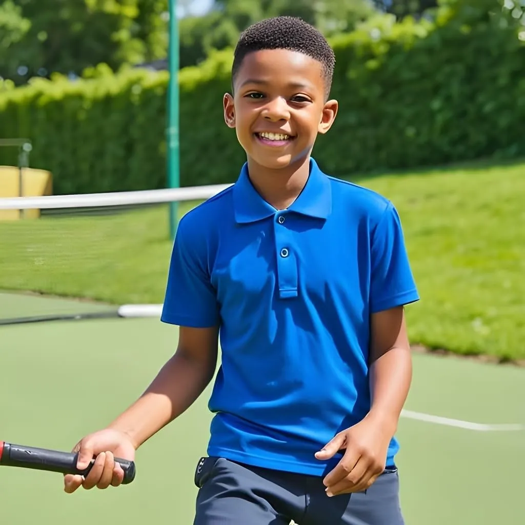 INGEAR Boys Golf Polo Short Sleeve Shirts Performance Active Wear Polo for Tennis and Casual Wear Versatile Boys Polo Shirts