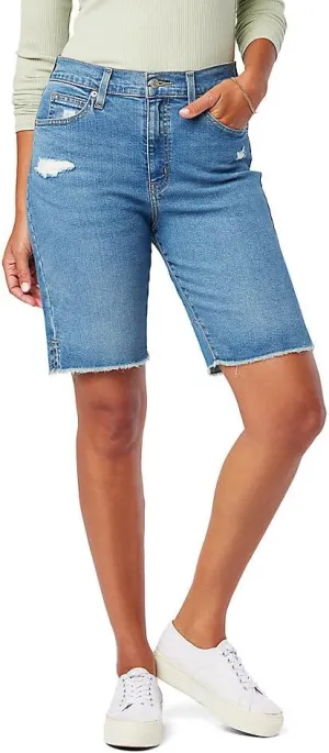 Levi Strauss Signature Gold Women's Heritage High Rise 9" Bermuda Short (Available in Plus Size)