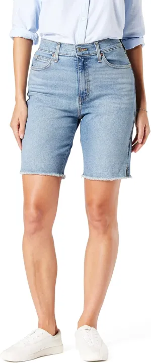 Levi Strauss Signature Gold Women's Heritage High Rise 9" Bermuda Short (Available in Plus Size)