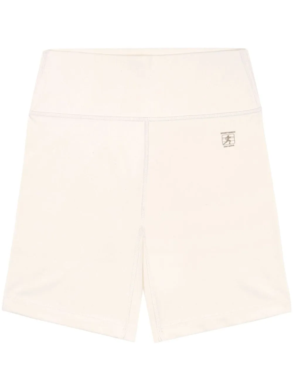 logo-print yoke-waist track shorts
