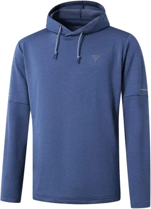 M MAELREG Hoodies for Men Golf Fleece Hooded Sweatshirts Dry Fit Athletic Lightweight Casual Midlayer Mens Hoodies Pullover