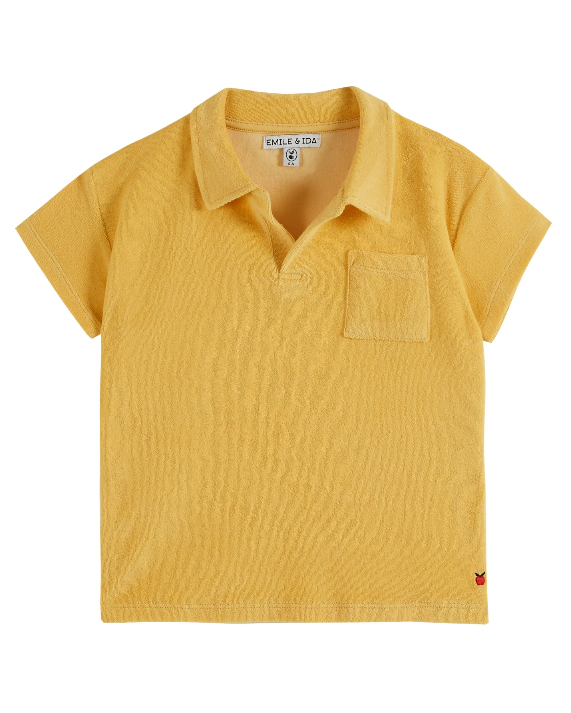 Plain Pollen Terry Polo Shirt