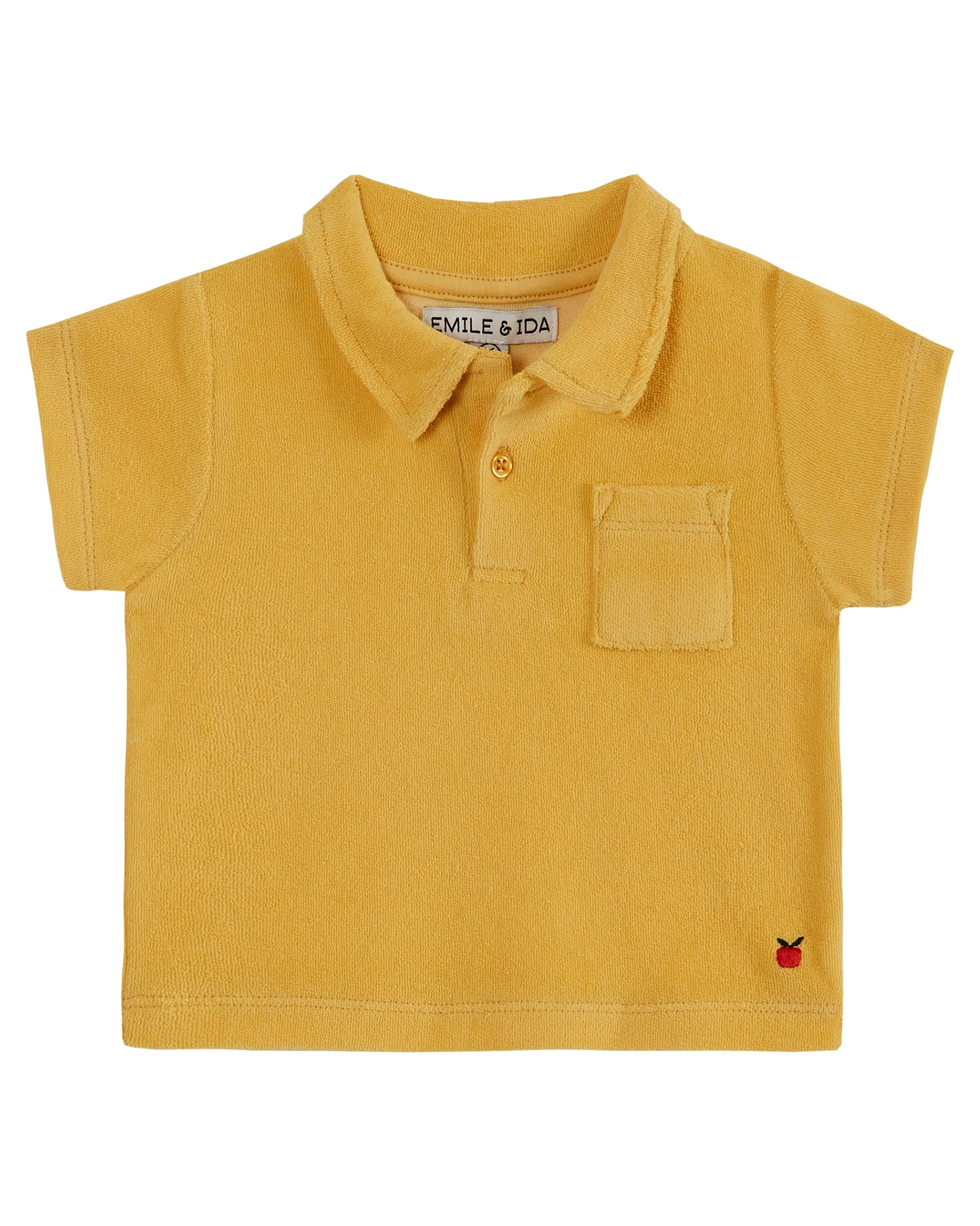 Plain Pollen Terry Polo Shirt