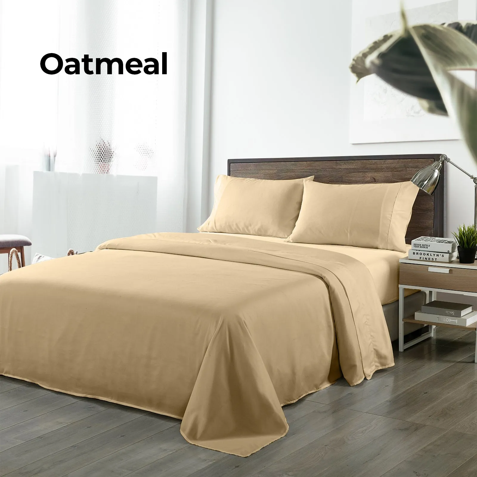 Royal Comfort Bamboo Blended Sheet & Pillowcases Set 1000TC Ultra Soft Bedding