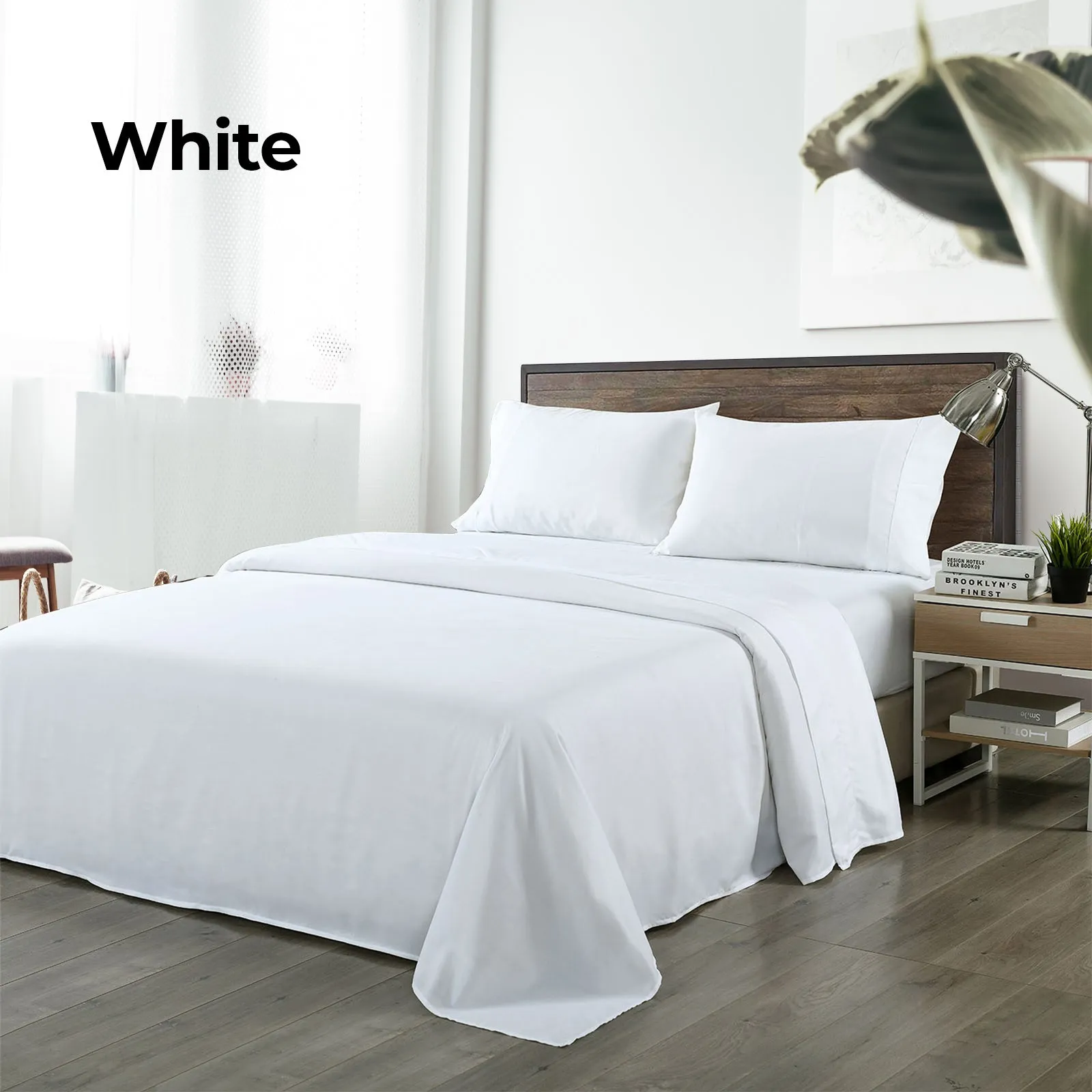 Royal Comfort Bamboo Blended Sheet & Pillowcases Set 1000TC Ultra Soft Bedding