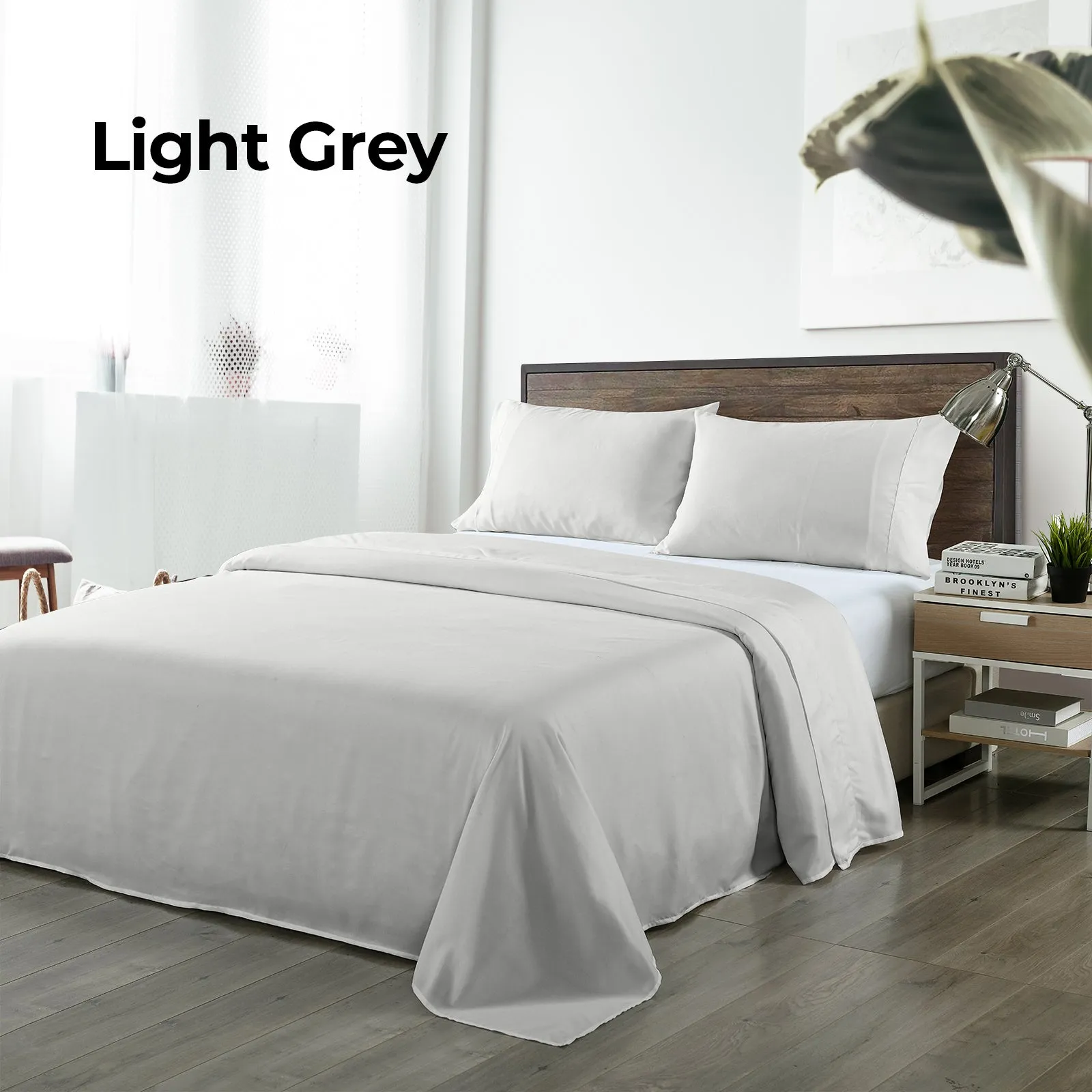 Royal Comfort Bamboo Blended Sheet & Pillowcases Set 1000TC Ultra Soft Bedding