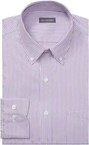Van Heusen Men's Regular Fit Pinpoint Stripe Dress Shirt - Amazon Exclusive