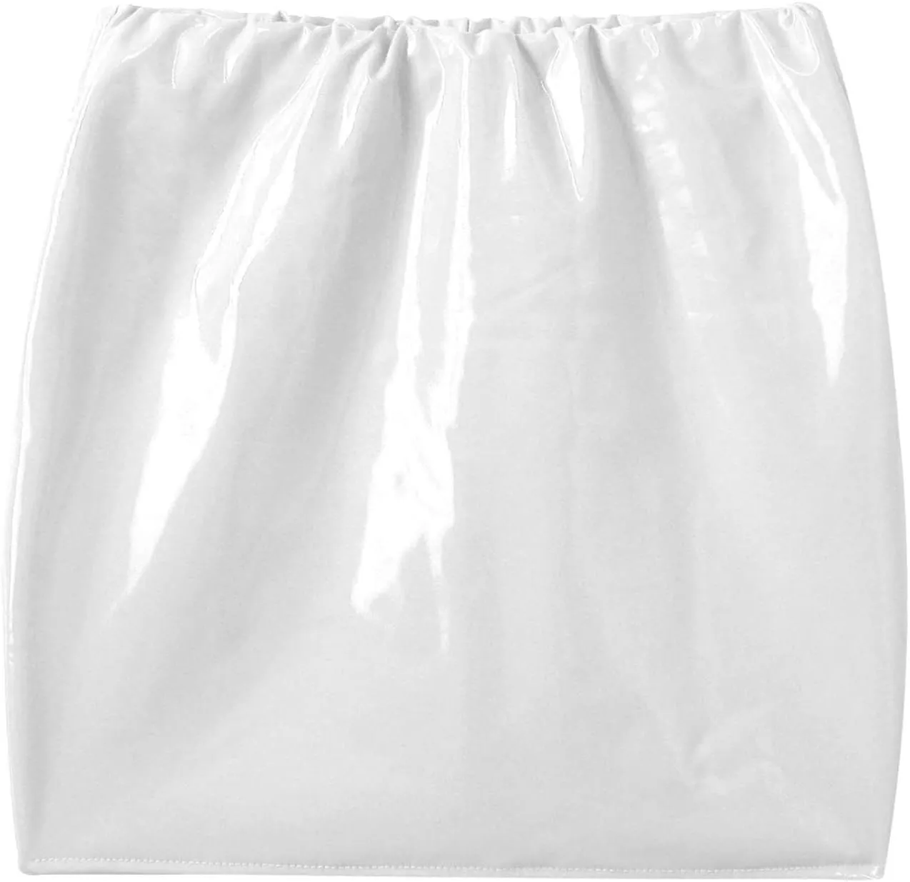 Women's PU Leather Wetlook High Waist Bodycon Mini Pencil Skirt Party Tube Skirts Clubwear
